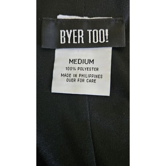 Byer Too! Y2K Dress SZ M Black Purple Glitter FAIRYGOTH WHIMSYGOTH Asymmetrical - Picture 6 of 7